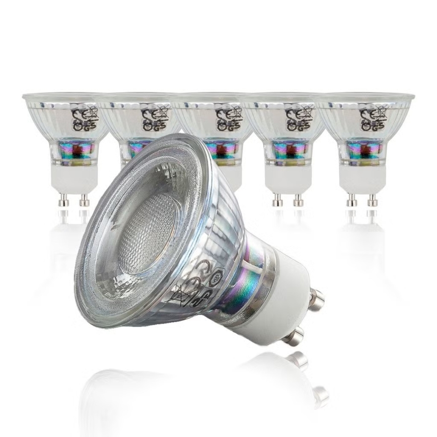 B.K.Licht - Zestaw 10x LED żarówek GU10/5W/230V 3000K
