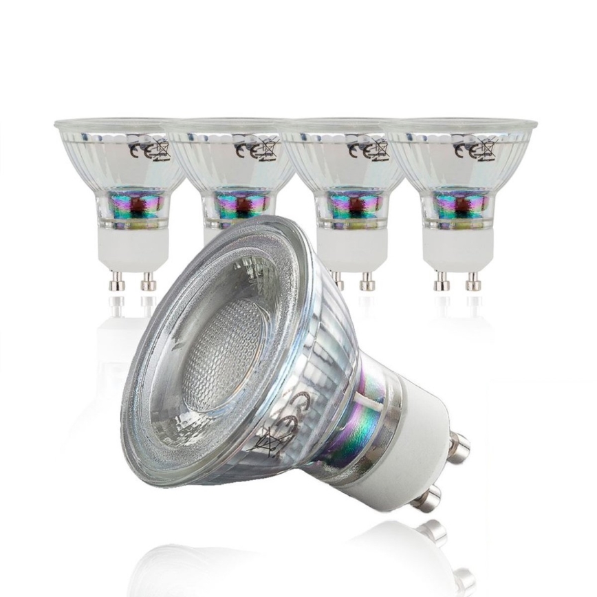B.K.Licht - ZESTAW 5x ŻARÓWEK LED GU10/5W/230V 3000K
