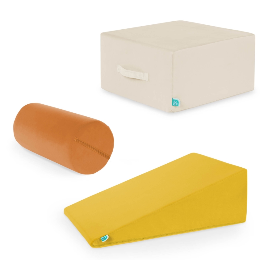 B-Toys - Dziecięce piankowe kostki WONDERSHAPES 3 szt.