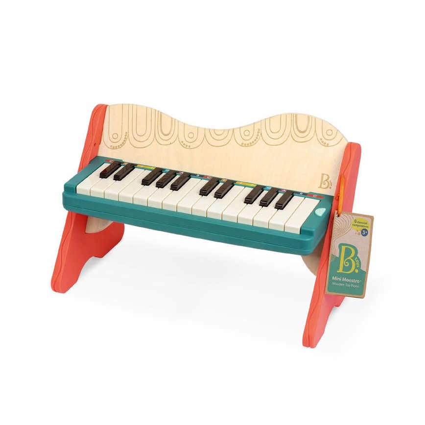 B-Toys - Dziecięcy wooden pianino Mini Maestro