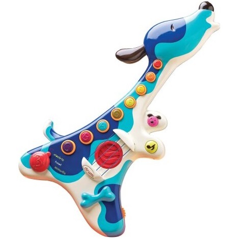B-Toys - Gitara elektryczna dla dzieci Pies Woofer 3xAA
