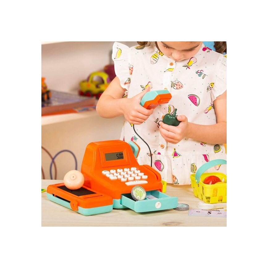 B-Toys - Kasa fiskalna dla dzieci z dźwiękami i kalkulatorem