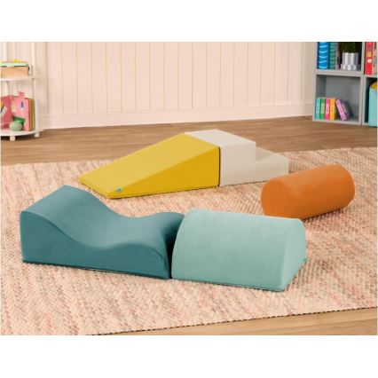B-Toys - Klocki piankowe dla dzieci MAXI WONDERSHAPES 5 szt.