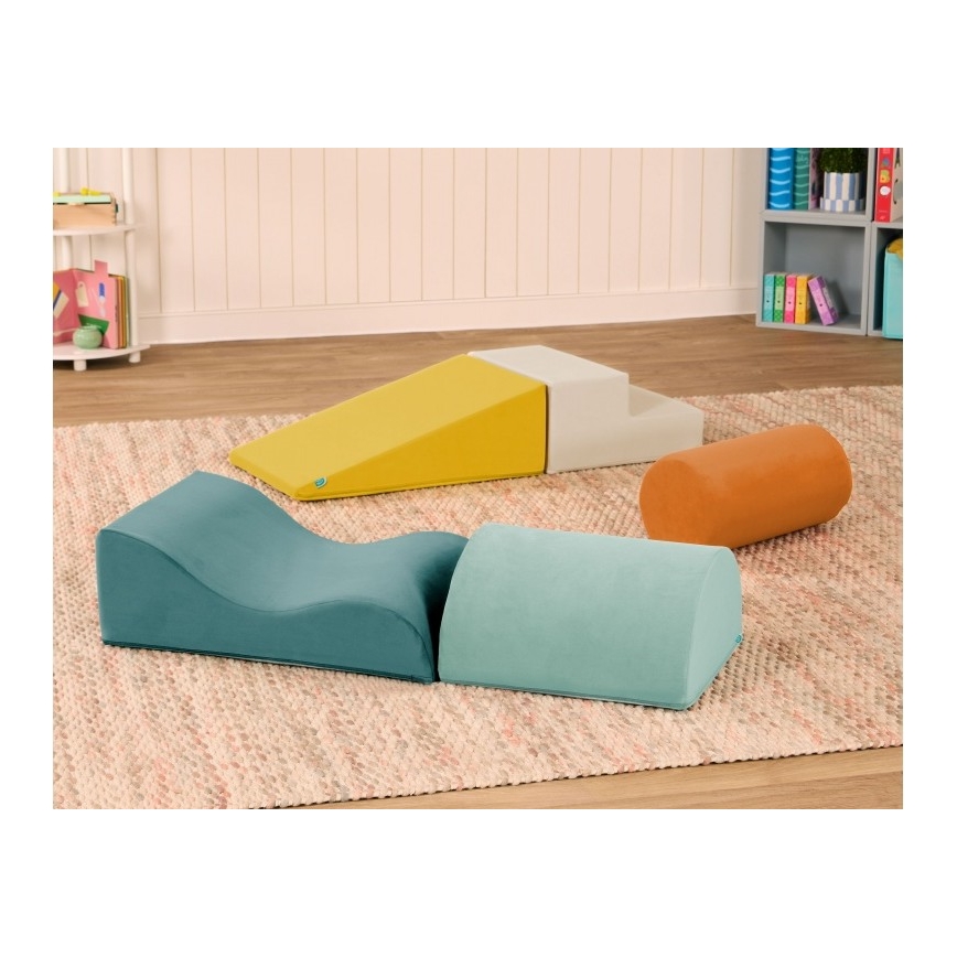 B-Toys - Klocki piankowe dla dzieci MAXI WONDERSHAPES 5 szt.
