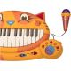 B-Toys - Pianino dla dzieci z mikrofonem Kot 4xAA