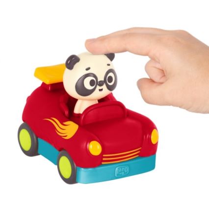 B-Toys - Samochód ze zdalnym sterowaniem Panda Bingo 4xAA + 2xAAA