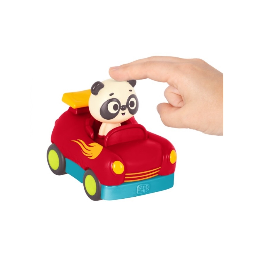 B-Toys - Samochód ze zdalnym sterowaniem Panda Bingo 4xAA + 2xAAA