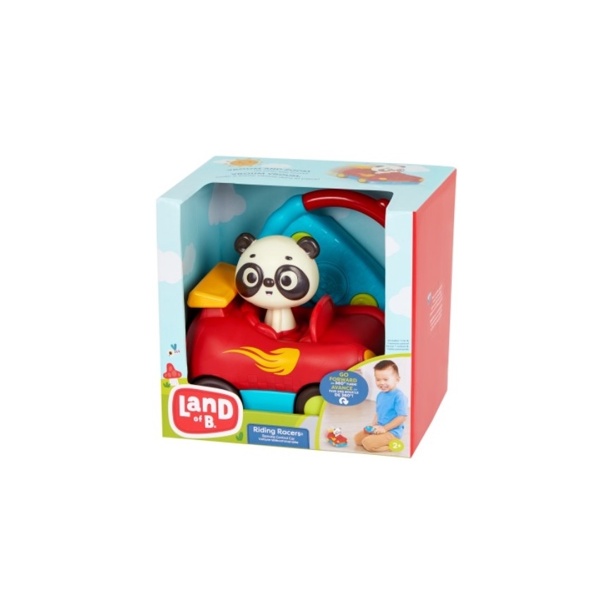 B-Toys - Samochód ze zdalnym sterowaniem Panda Bingo 4xAA + 2xAAA