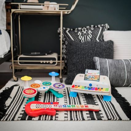 Baby Einstein - Drewniana zabawka muzyczna MAGIC TOUCH gitara 3xAA