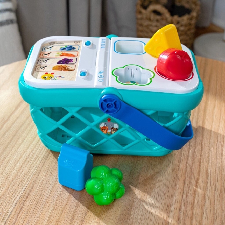 Baby Einstein - Interaktywny dziecięcy wózek na zakupy MAGIC TOUCH HAPE 3xAAA