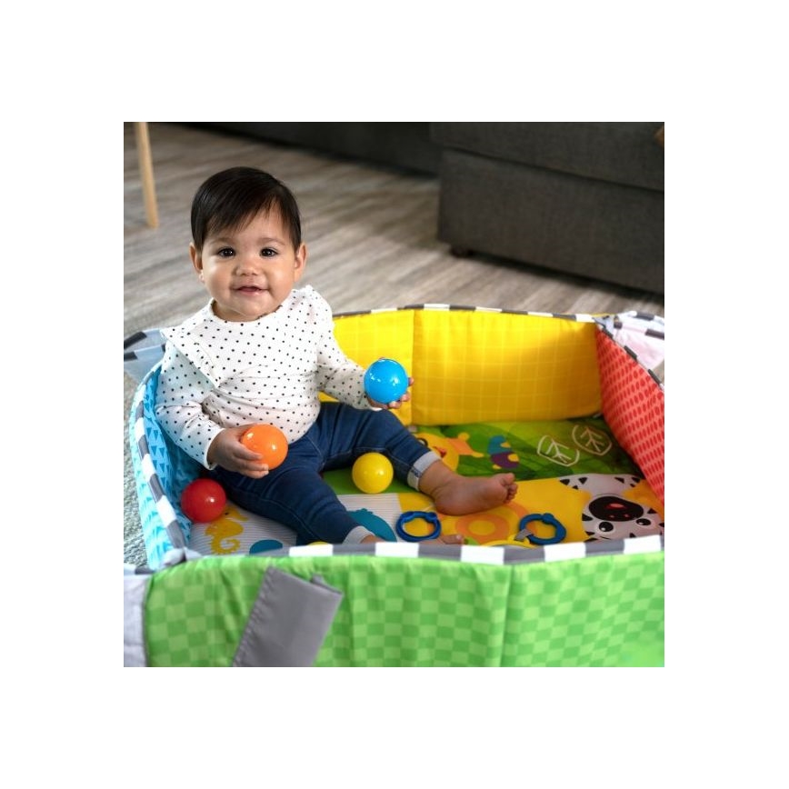Baby Einstein - Kocyk dziecięcy do zabawy 5w1 PATCH'S COLOR PLAYSPACE 3xAAA