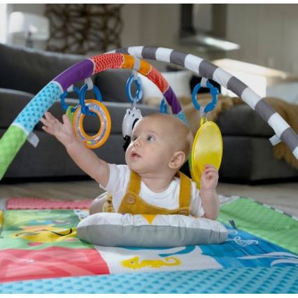 Baby Einstein - Kocyk dziecięcy do zabawy 5w1 PATCH'S COLOR PLAYSPACE 3xAAA