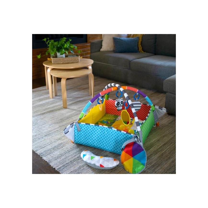 Baby Einstein - Kocyk dziecięcy do zabawy 5w1 PATCH'S COLOR PLAYSPACE 3xAAA