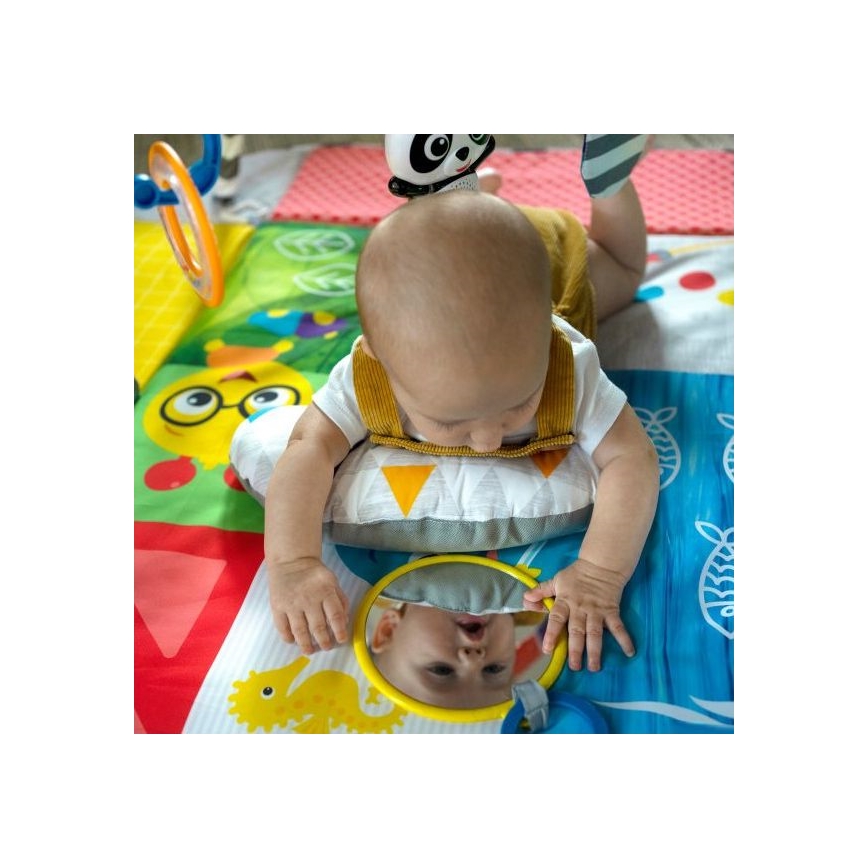 Baby Einstein - Kocyk dziecięcy do zabawy 5w1 PATCH'S COLOR PLAYSPACE 3xAAA