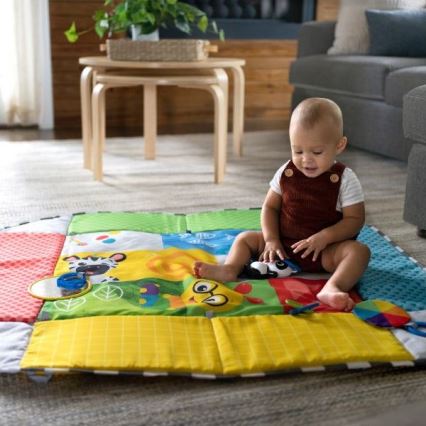 Baby Einstein - Kocyk dziecięcy do zabawy 5w1 PATCH'S COLOR PLAYSPACE 3xAAA