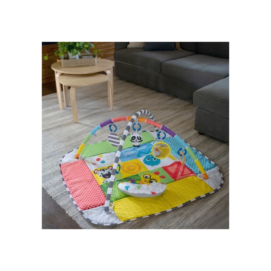 Baby Einstein - Kocyk dziecięcy do zabawy 5w1 PATCH'S COLOR PLAYSPACE 3xAAA