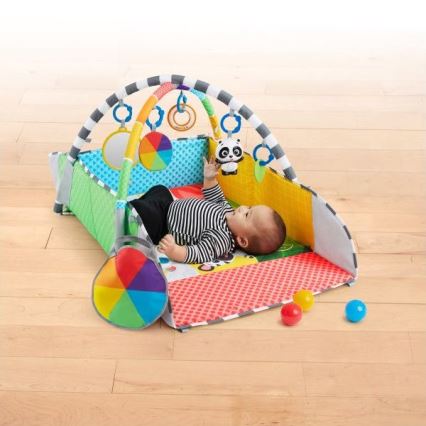 Baby Einstein - Kocyk dziecięcy do zabawy 5w1 PATCH'S COLOR PLAYSPACE 3xAAA