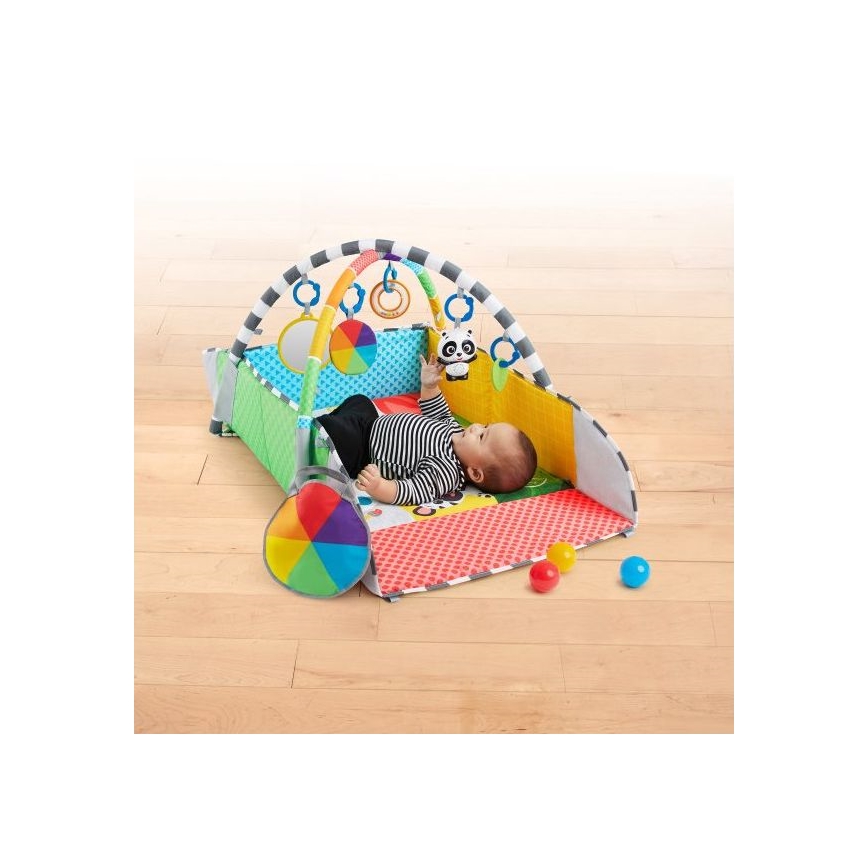 Baby Einstein - Kocyk dziecięcy do zabawy 5w1 PATCH'S COLOR PLAYSPACE 3xAAA