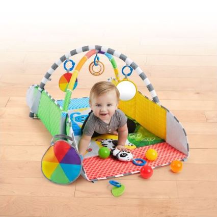 Baby Einstein - Kocyk dziecięcy do zabawy 5w1 PATCH'S COLOR PLAYSPACE 3xAAA