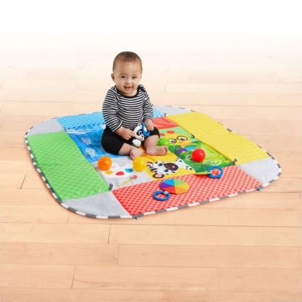 Baby Einstein - Kocyk dziecięcy do zabawy 5w1 PATCH'S COLOR PLAYSPACE 3xAAA