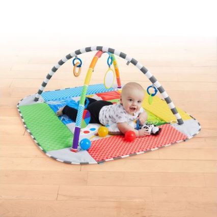 Baby Einstein - Kocyk dziecięcy do zabawy 5w1 PATCH'S COLOR PLAYSPACE 3xAAA