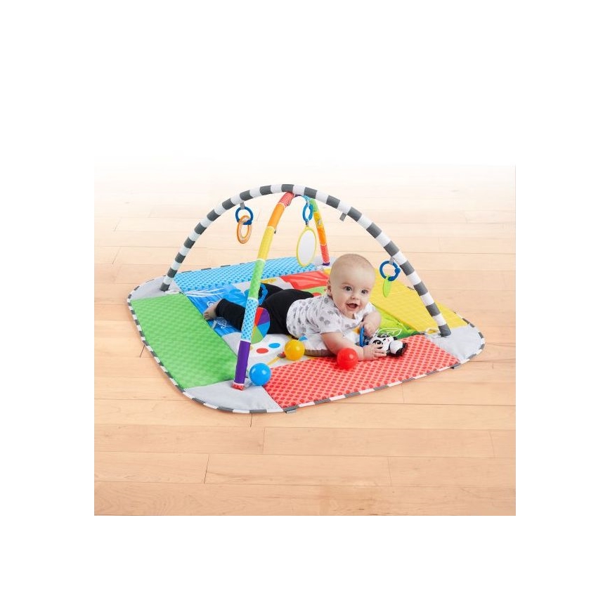 Baby Einstein - Kocyk dziecięcy do zabawy 5w1 PATCH'S COLOR PLAYSPACE 3xAAA