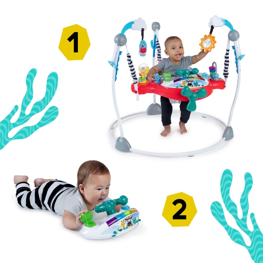 Baby Einstein - Skoczek pogo 2w1 OCEAN EXPLORERS 3xAA