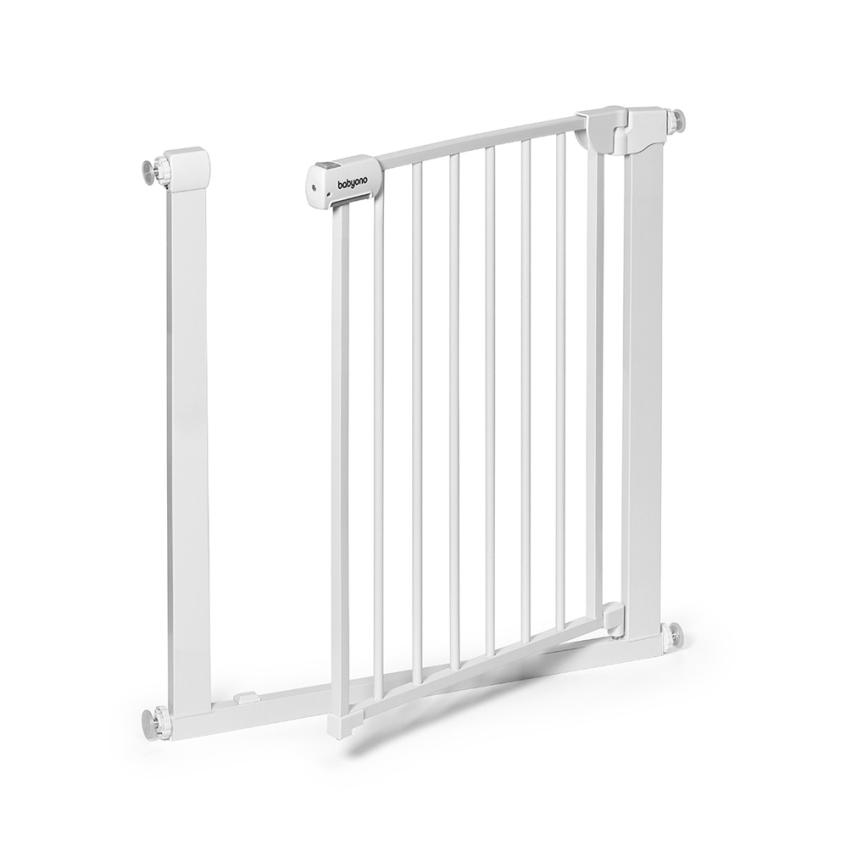 BabyOno - Bramka zabezpieczająca 75-96 cm biała