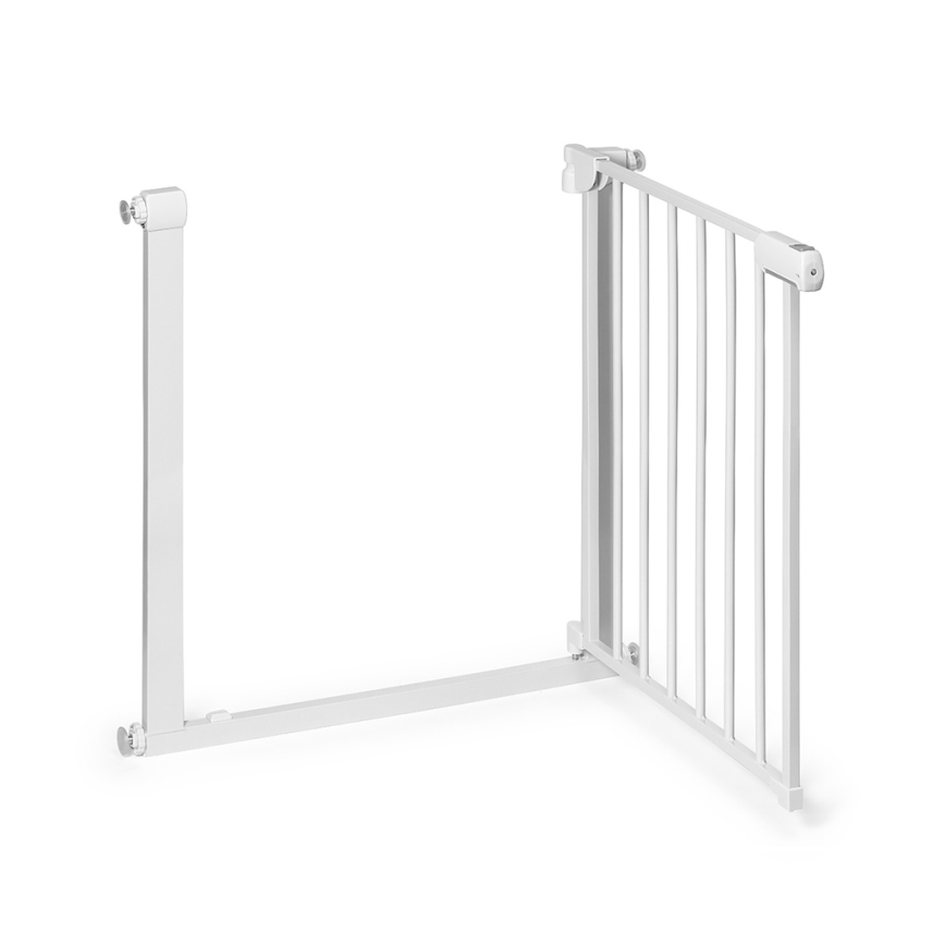 BabyOno - Bramka zabezpieczająca 75-96 cm biała