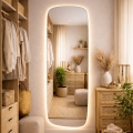 Baltica Design - Łazienkowe lustro ścienne z podświetleniem LED STONE CALM LED/15W/230V 4500K 155x50 cm IP65