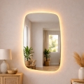 Baltica Design - LED Łazienkowe lustro ścienne z podświetleniem STONE CALM LED/15W/230V 2700K 90x60 cm IP65