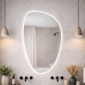 Baltica Design - LED Łazienkowe lustro ścienne z podświetleniem STONE FLUID LED/15W/230V 4500K 92x55 cm IP65