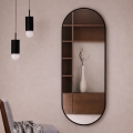 Baltica Design - Lustro ścienne TINY BORDER 140x60 cm czarne
