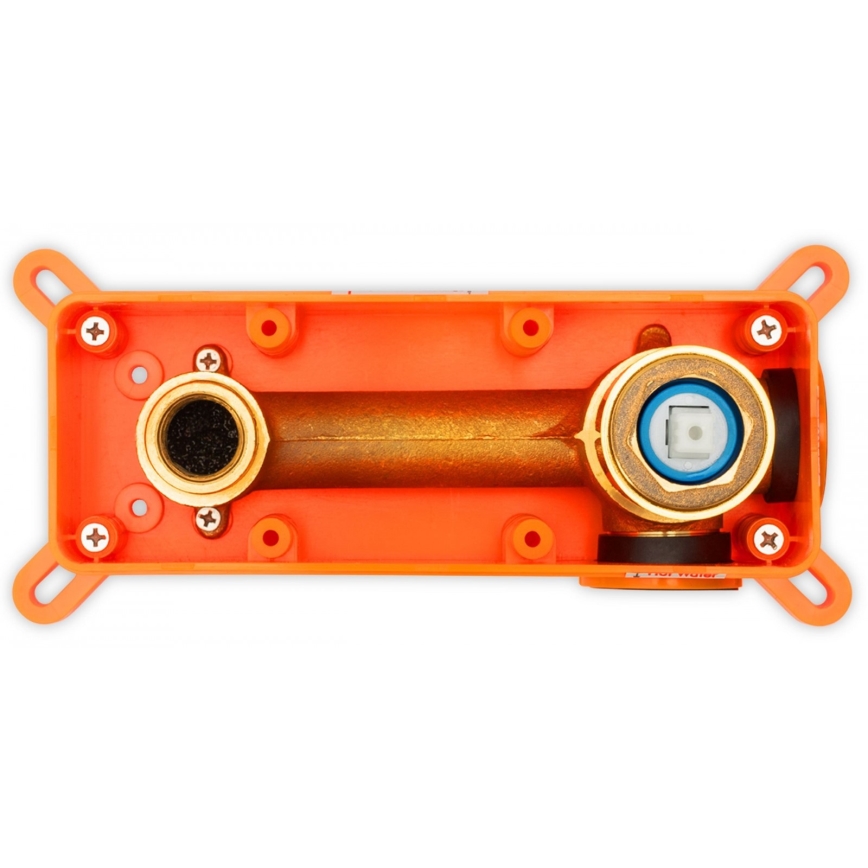 BAT-B0969 - Bateria umywalkowa do montażu podtynkowego LUNGO czarny mat