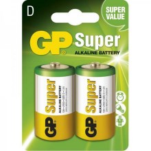 Bateria alkaliczna 2 sztuki LR20 GP SUPER 1,5V
