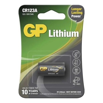 Bateria litowa CR123A GP LITHIUM 3V/1400 mAh
