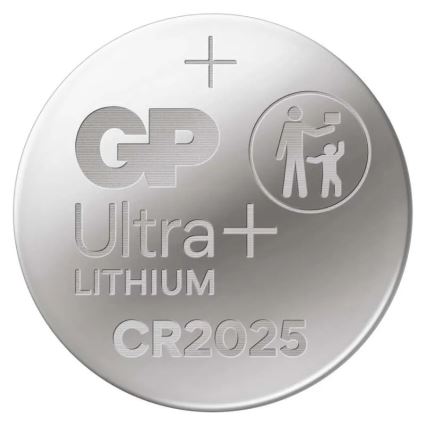 Bateria litowa guzikowa CR2025 GP LITHIUM 3V/170 mAh