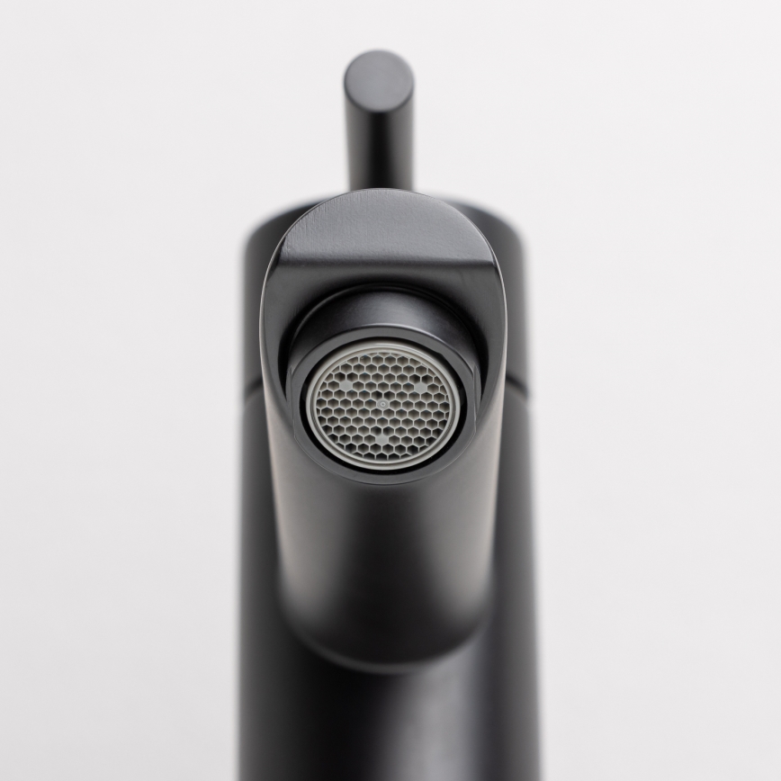 Bateria umywalkowa RINGSTED 17,8 cm, matowa czerń