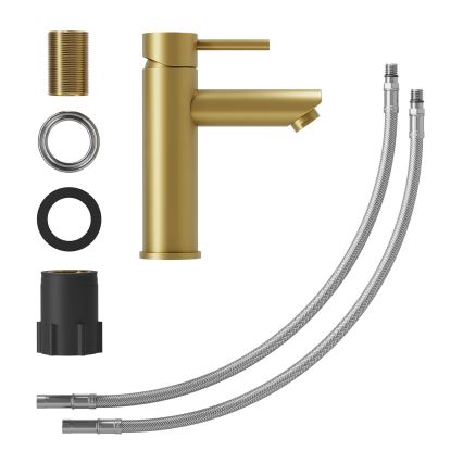 Bateria umywalkowa RINGSTED 17,8 cm szczotkowany mosiądz