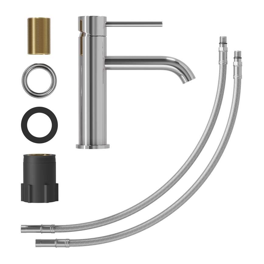 Bateria umywalkowa SOVANG 18,3 cm, chrom błyszczący