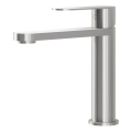 Bateria umywalkowa TARNBY 17,3 cm, szczotkowana stal nierdzewna