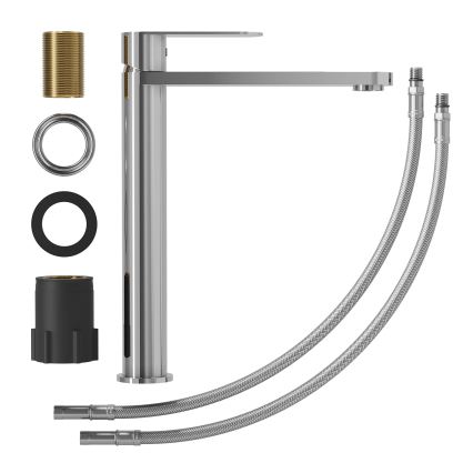 Bateria umywalkowa TARNBY 27,3 cm, chrom błyszczący