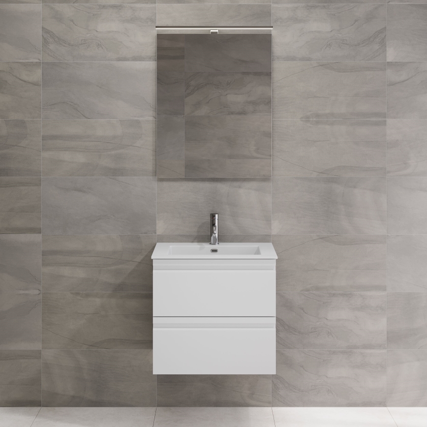 BATH DELUXE 01-060-01-58-00 - Łazienkowe lustro NORDBORG 60x75 cm