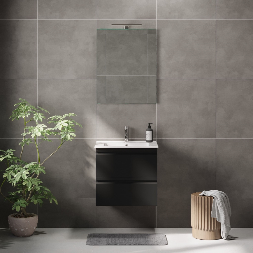 BATH DELUXE 01-060-01-58-00 - Łazienkowe lustro NORDBORG 60x75 cm