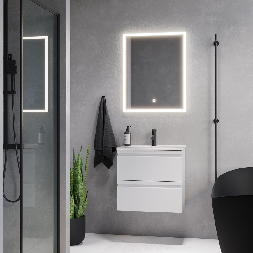 BATH DELUXE 01-060-07-58-00 - LED Łazienkowe lustro z podświeceniem FORNAES LED/14,3W/230V IP44