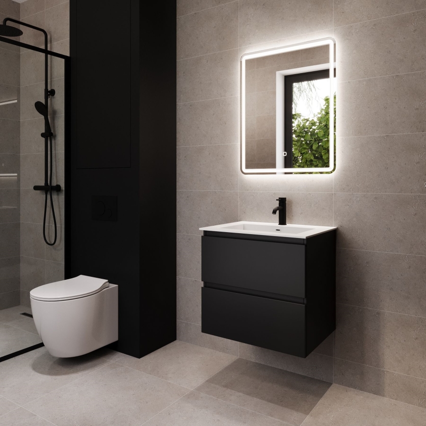 BATH DELUXE 01-060-51-58-00 - LED Łazienkowe lustro z podświeceniem TARS LED/24,8W/230V IP44