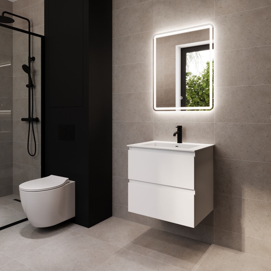 BATH DELUXE 01-060-51-58-00 - LED Łazienkowe lustro z podświeceniem TARS LED/24,8W/230V IP44
