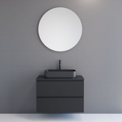 BATH DELUXE 01-080-00-58-00 - Łazienkowe lustro NORDBORG śr. 80 cm