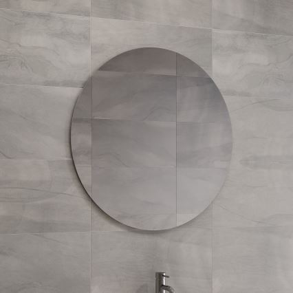 BATH DELUXE 01-080-00-58-00 - Łazienkowe lustro NORDBORG śr. 80 cm