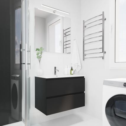 BATH DELUXE 01-080-01-58-00 - Łazienkowe lustro NORDBORG 80x75 cm
